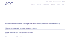 Desktop Screenshot of aoc-consulting.com
